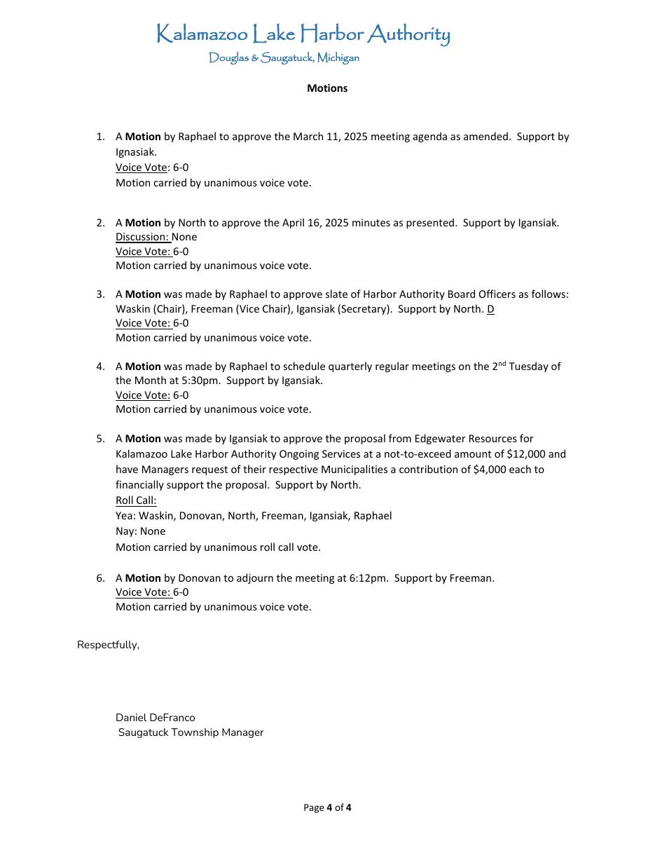 Page 6 of the packet; its text follows