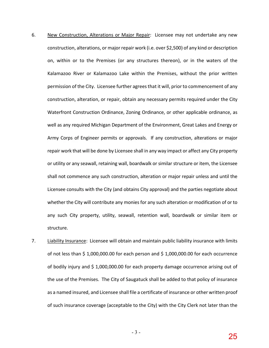 Page 25 of the packet; its text follows