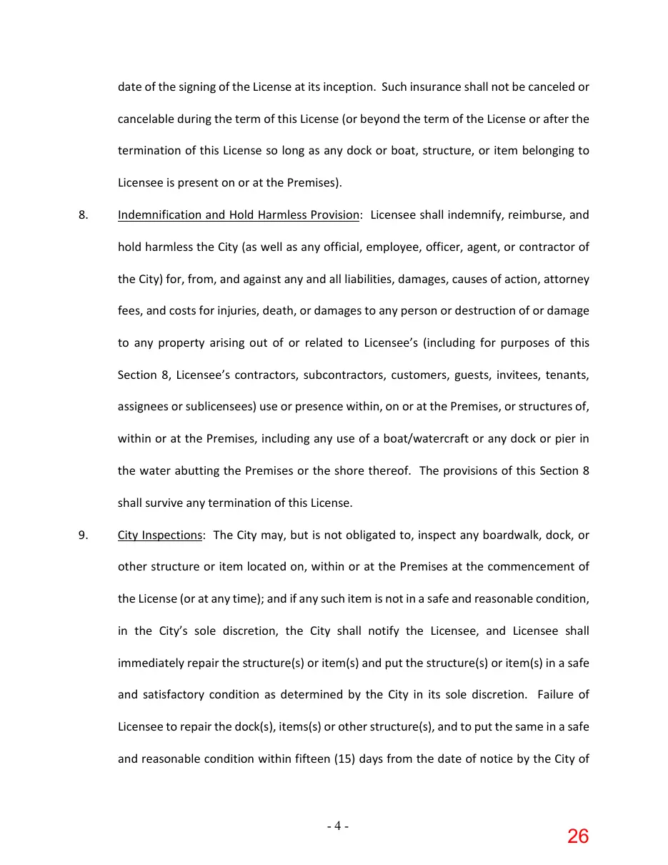 Page 26 of the packet; its text follows