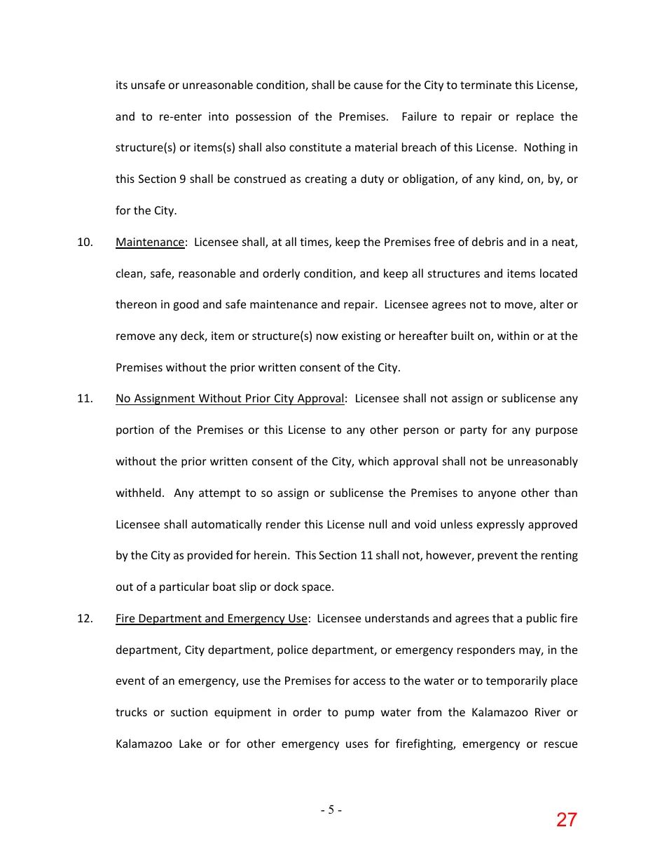 Page 27 of the packet; its text follows