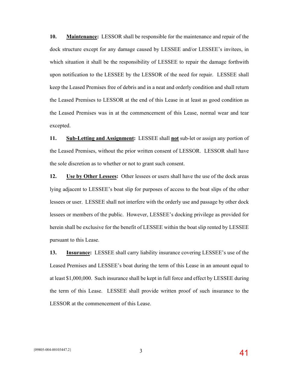 Page 41 of the packet; its text follows
