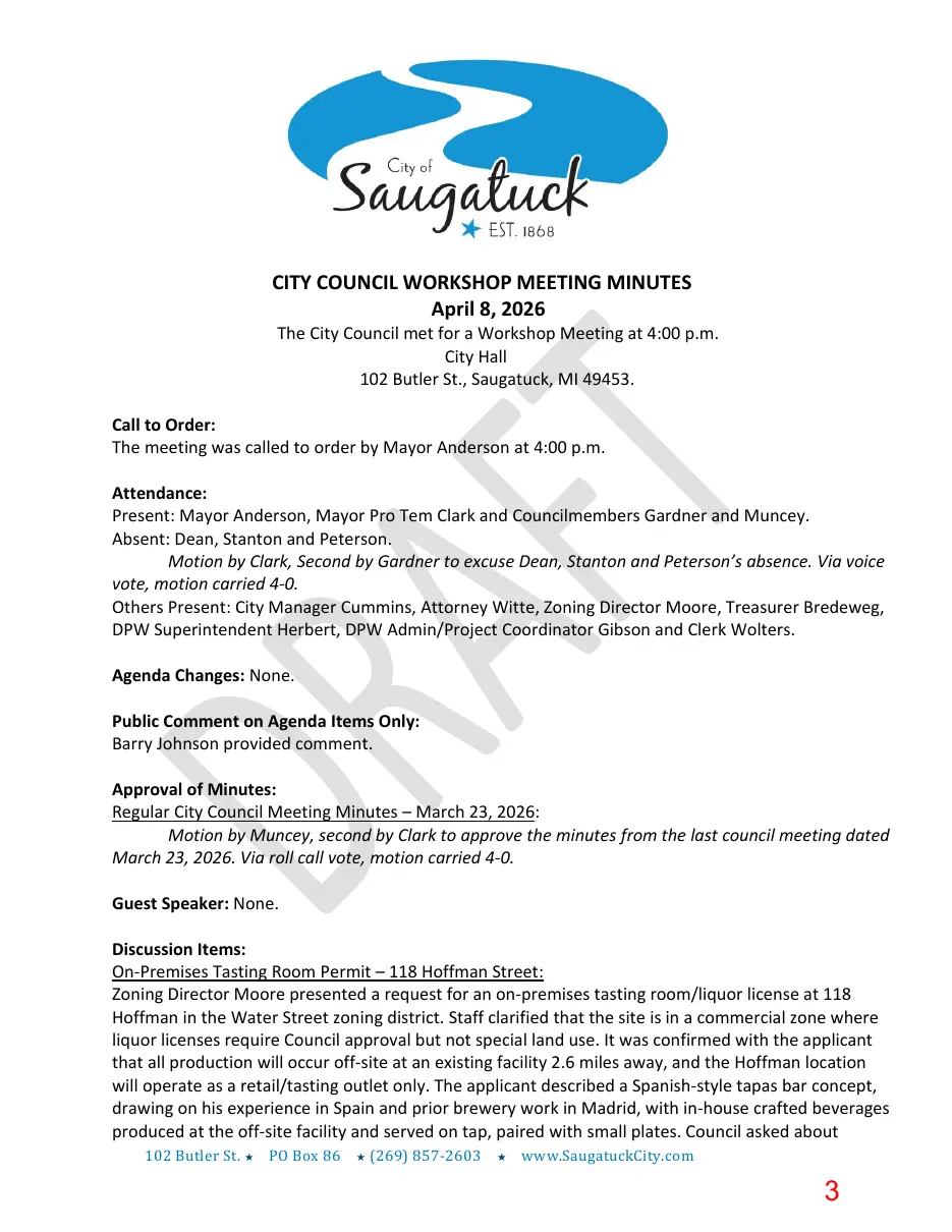 Page 3 of the packet; its text follows