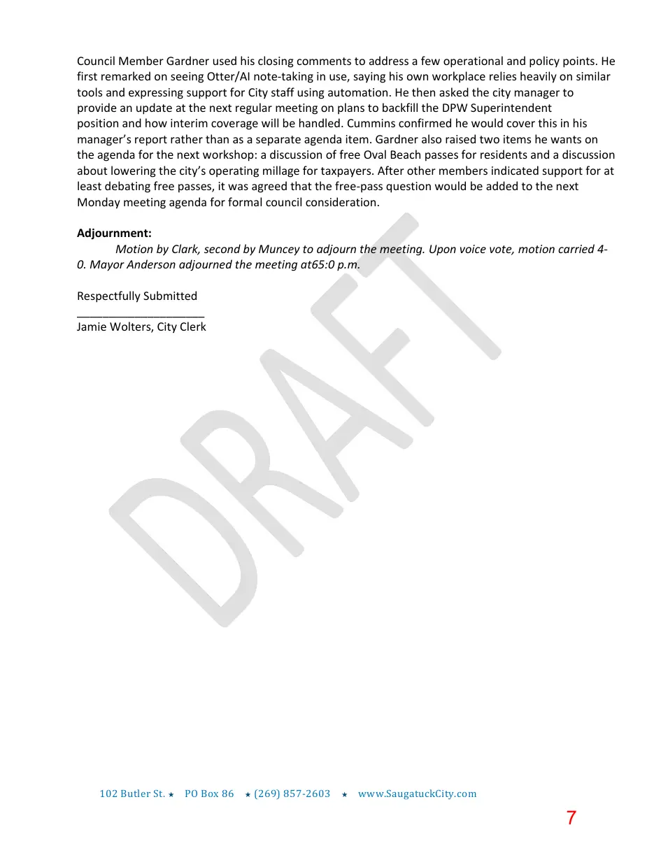 Page 7 of the packet; its text follows