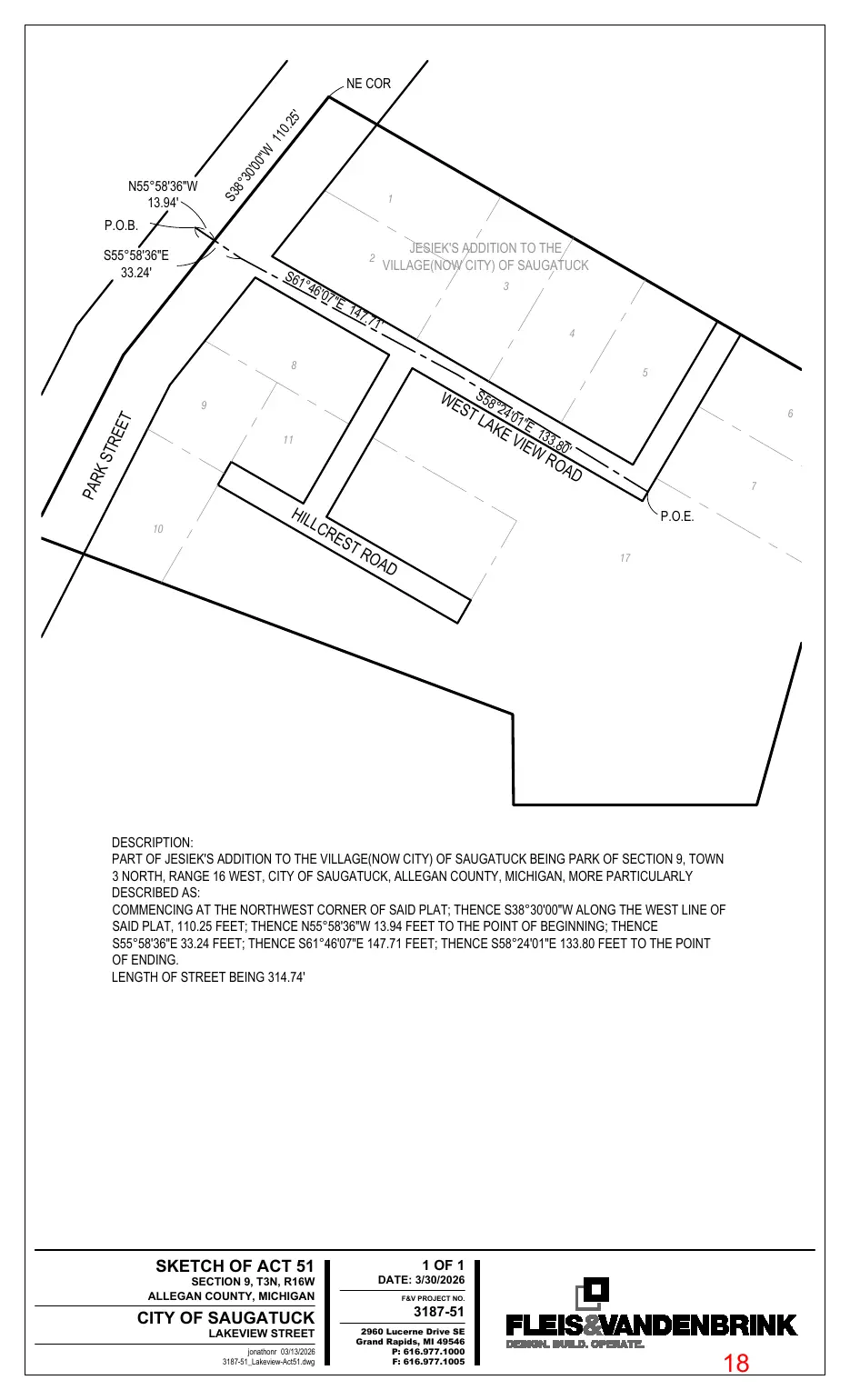 Page 18 of the packet; its text follows