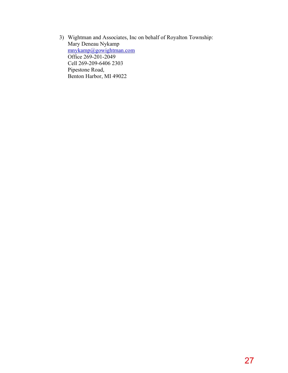 Page 27 of the packet; its text follows