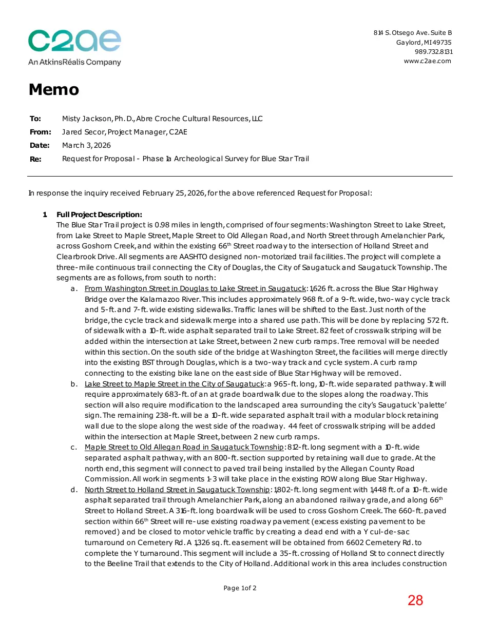 Page 28 of the packet; its text follows