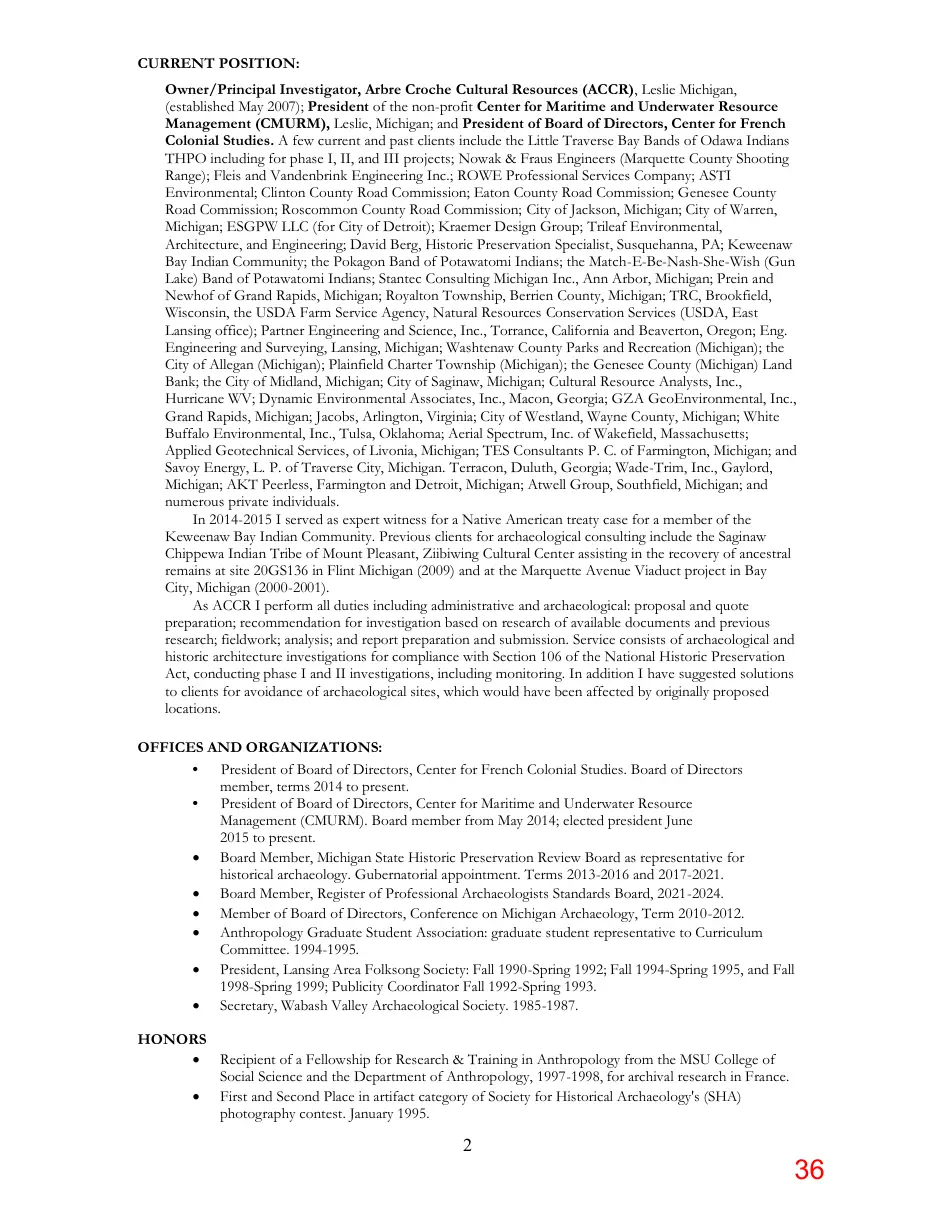 Page 36 of the packet; its text follows