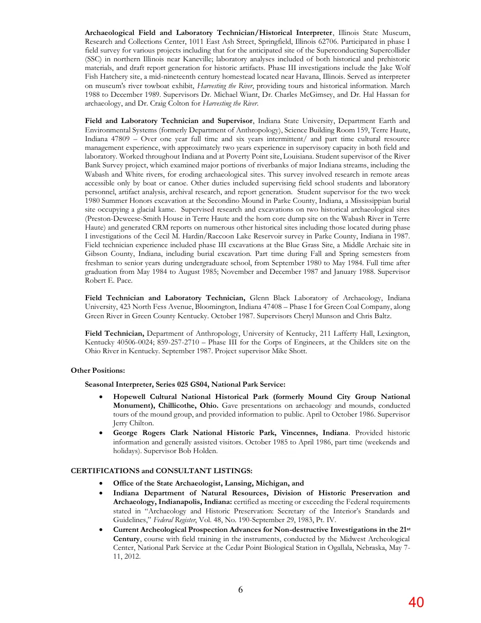Page 40 of the packet; its text follows