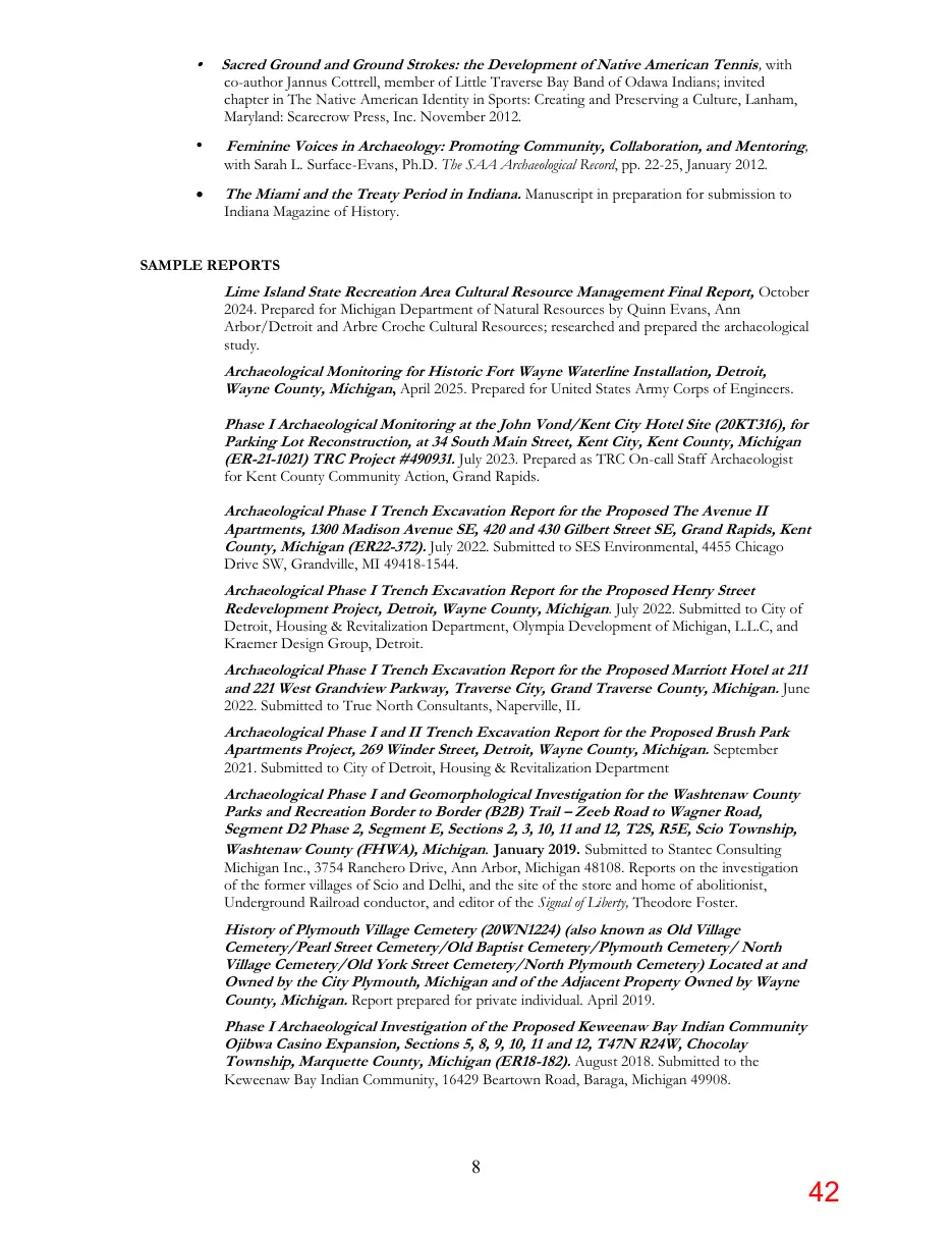 Page 42 of the packet; its text follows