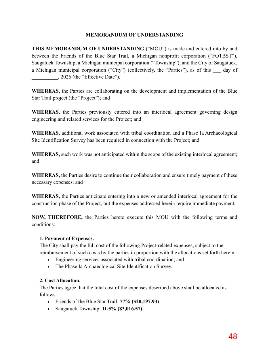 Page 48 of the packet; its text follows