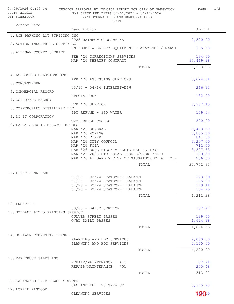 Page 120 of the packet; its text follows