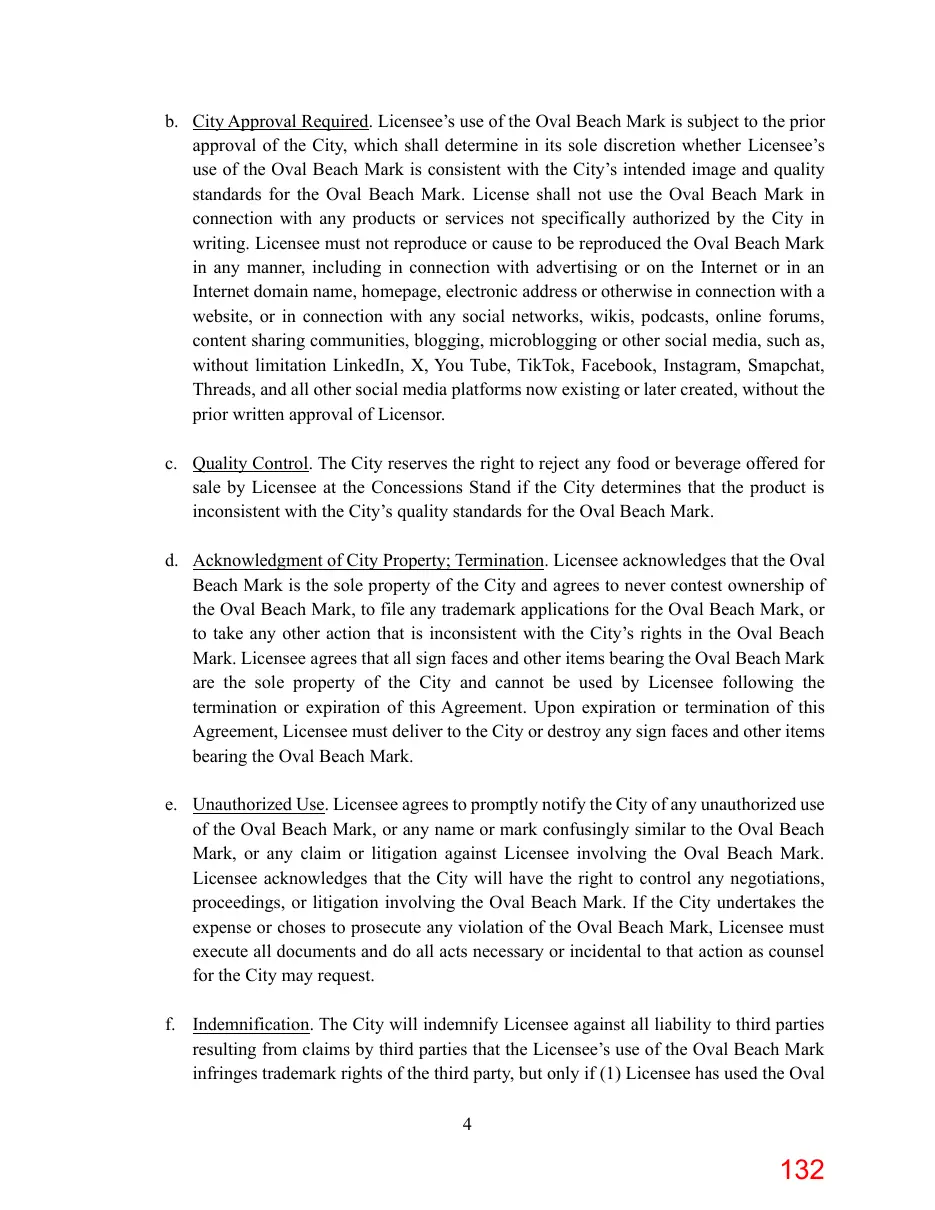 Page 132 of the packet; its text follows