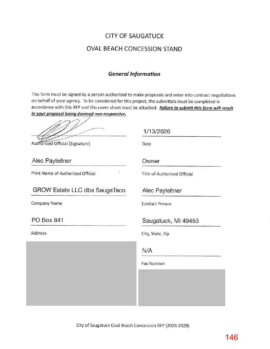 Page 146 of the packet, a scanned page