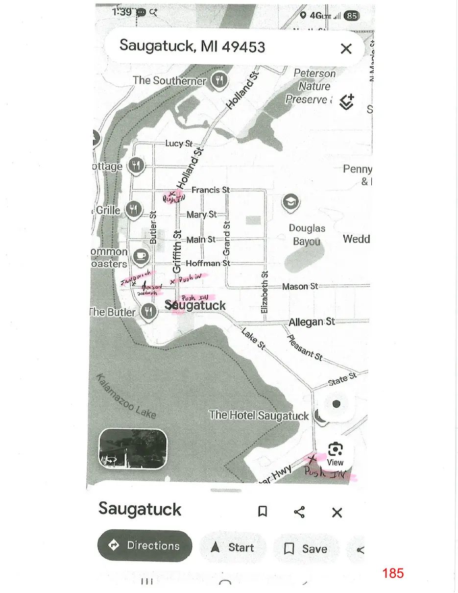 Page 185 of the packet, a scanned page