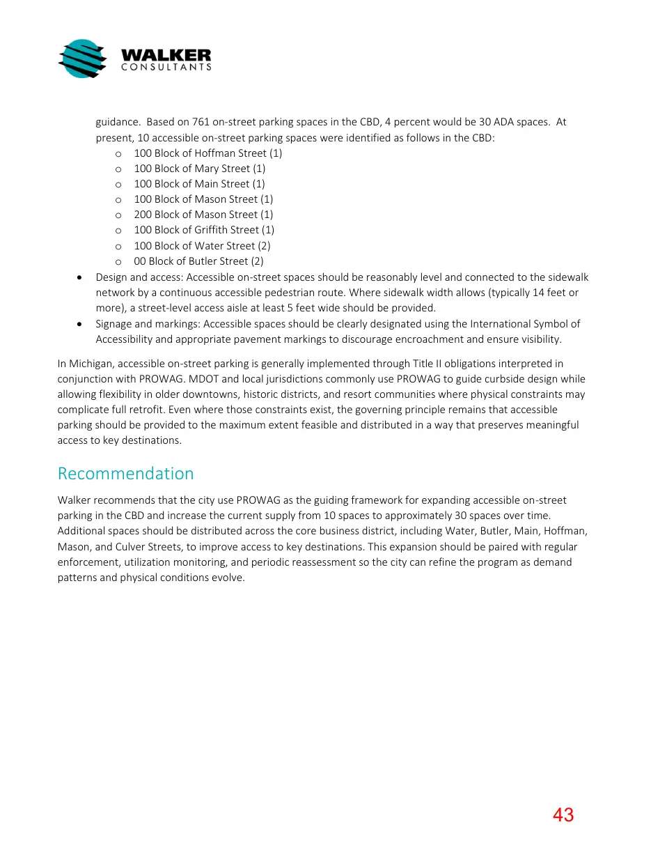 Page 43 of the packet; its text follows