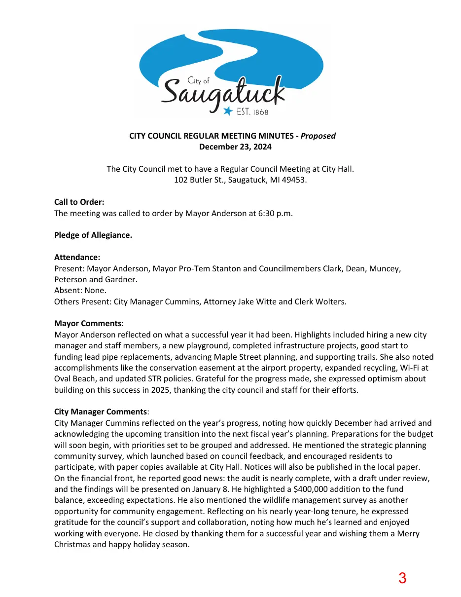 Page 3 of the packet; its text follows