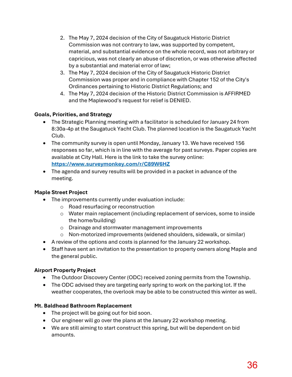 Page 36 of the packet; its text follows
