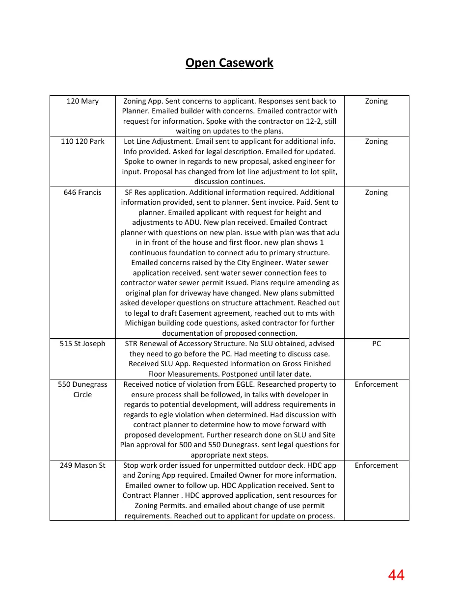 Page 44 of the packet; its text follows