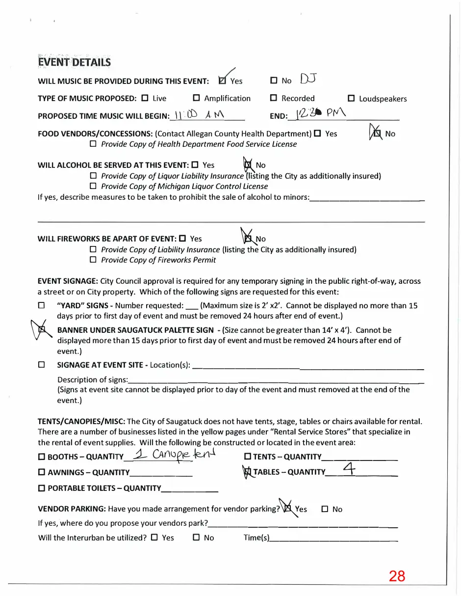 Page 28 of the packet; its text follows
