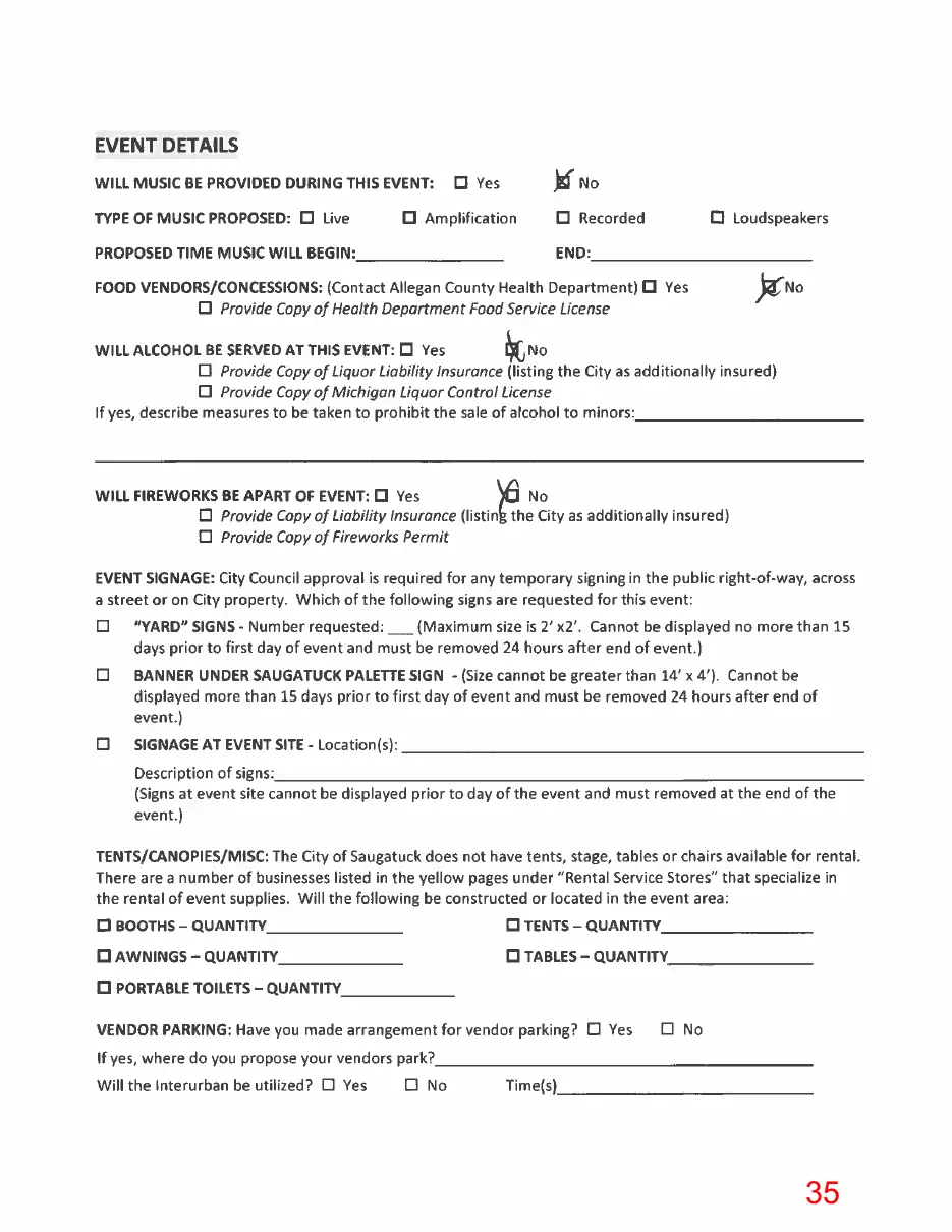 Page 35 of the packet, a scanned page