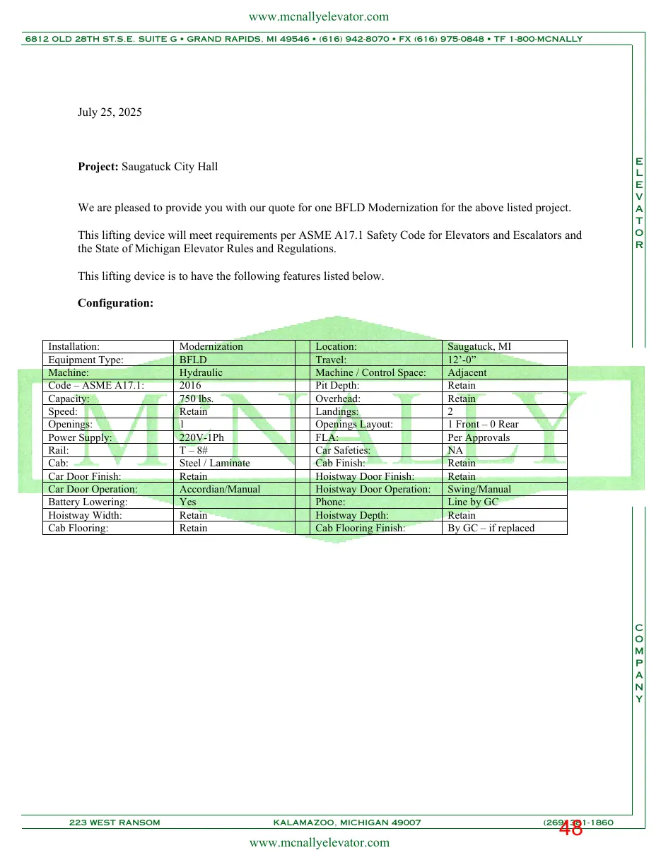 Page 48 of the packet; its text follows