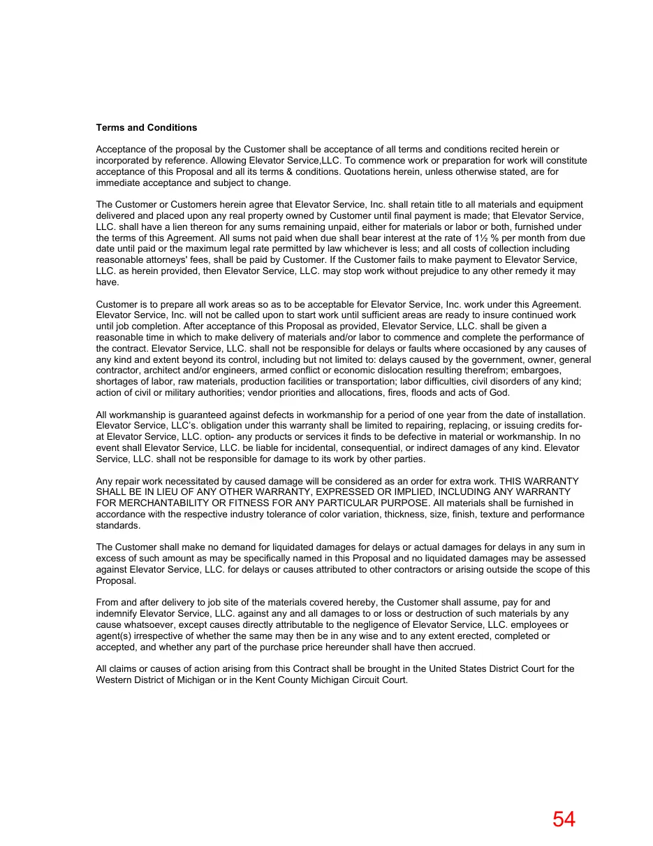 Page 54 of the packet; its text follows