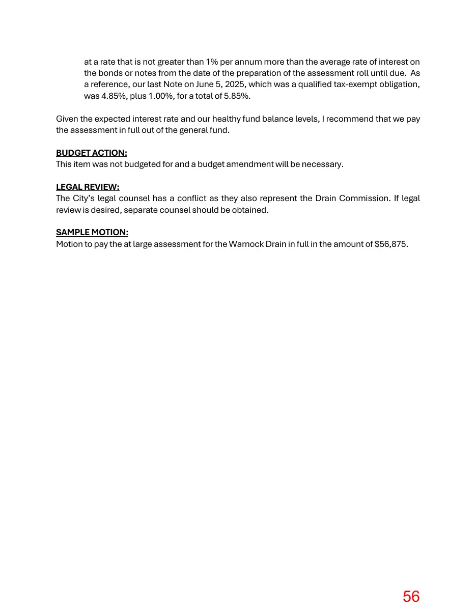 Page 56 of the packet; its text follows