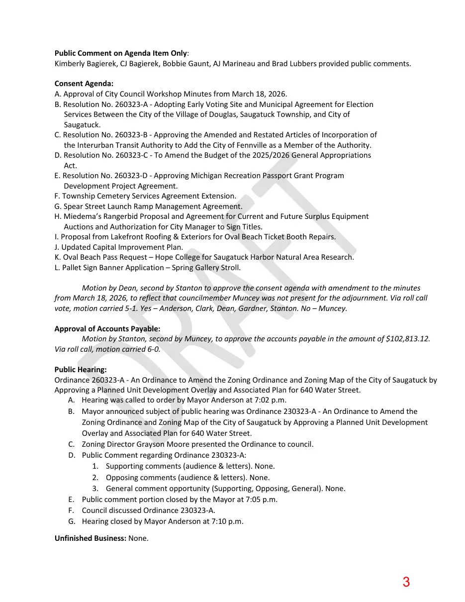 Page 3 of the packet; its text follows
