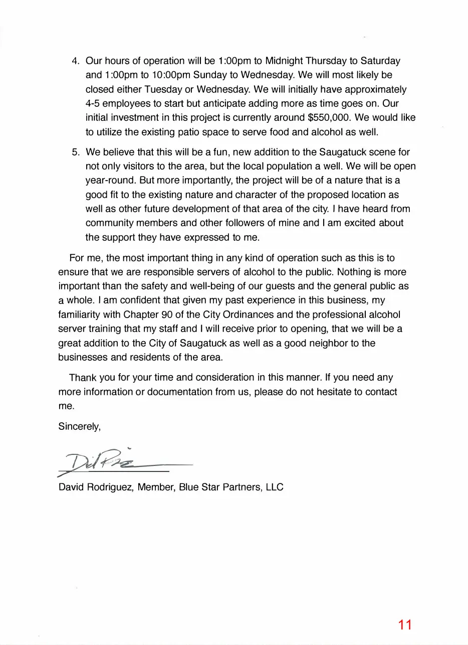 Page 11 of the packet; its text follows