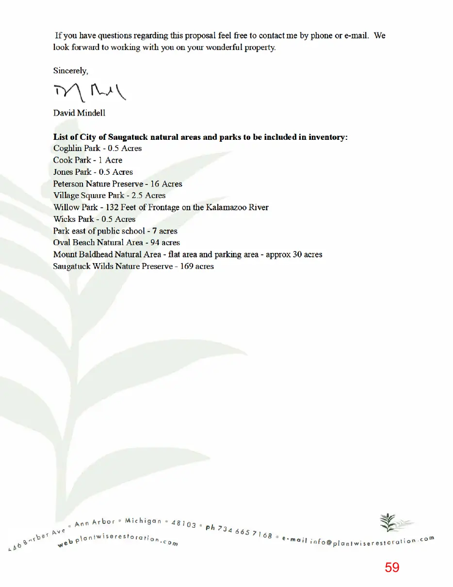 Page 59 of the packet, a scanned page