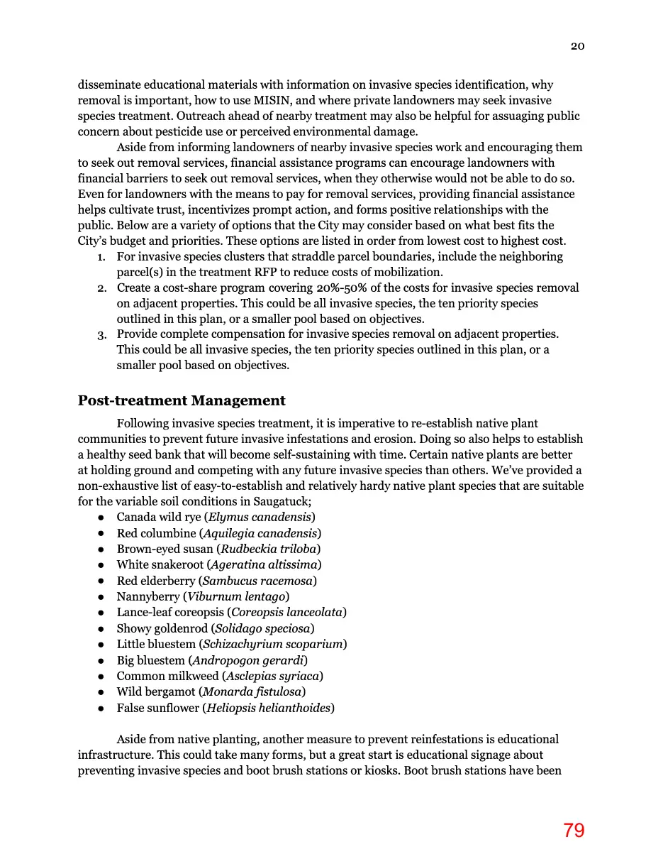 Page 79 of the packet; its text follows