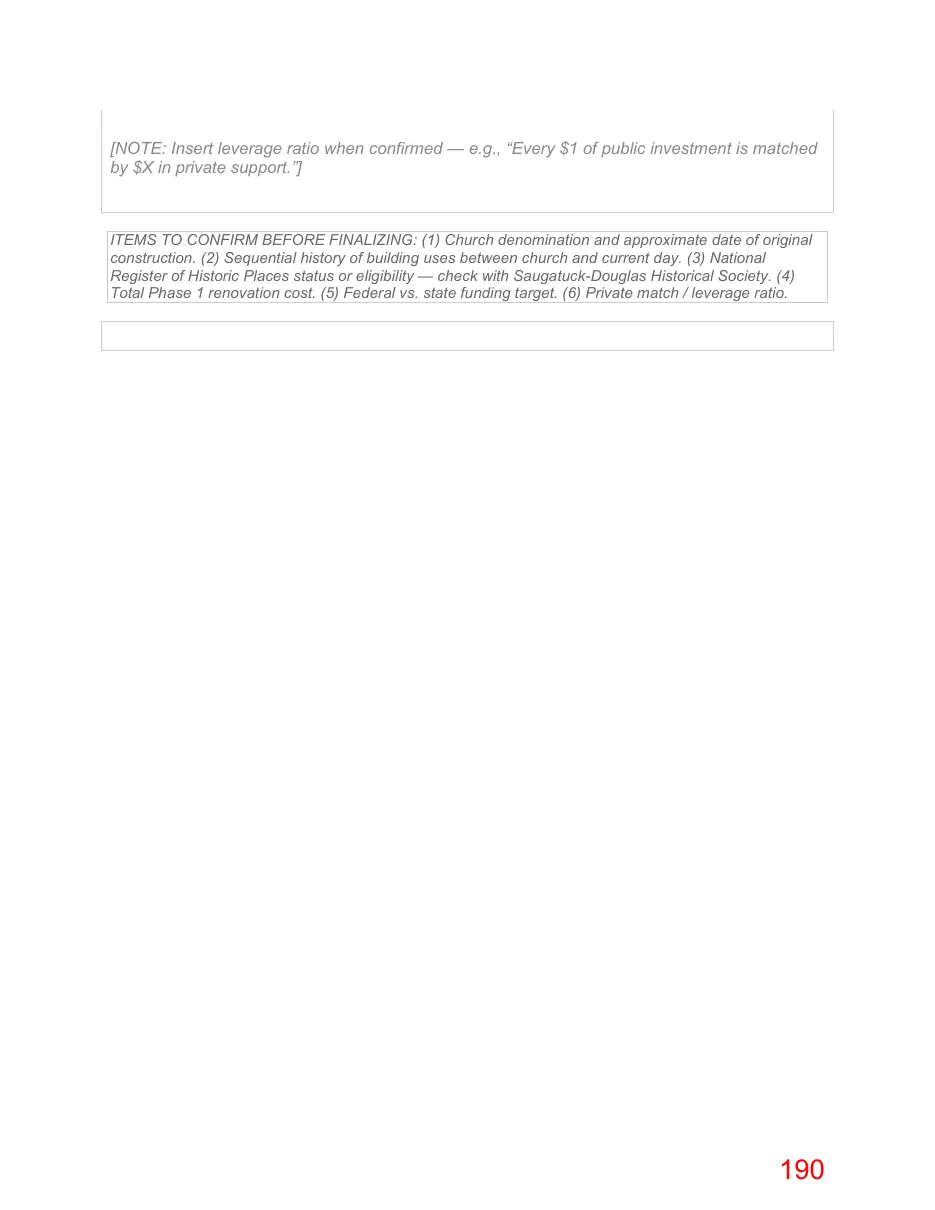 Page 190 of the packet; its text follows