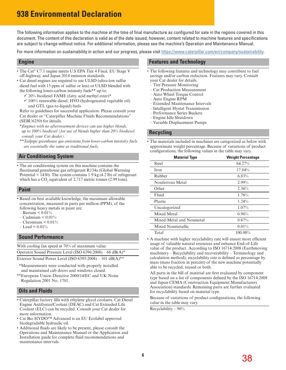 Page 38 of the packet; its text follows