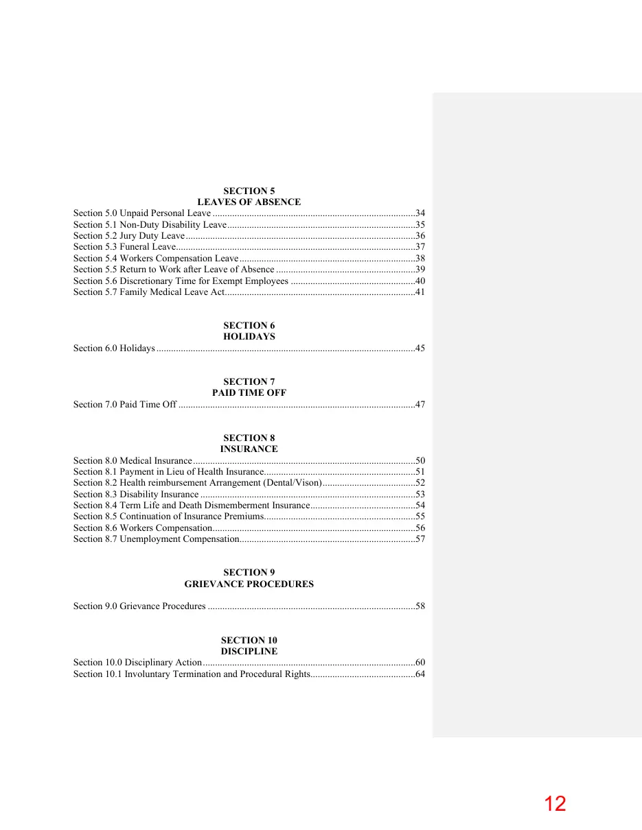 Page 12 of the packet; its text follows