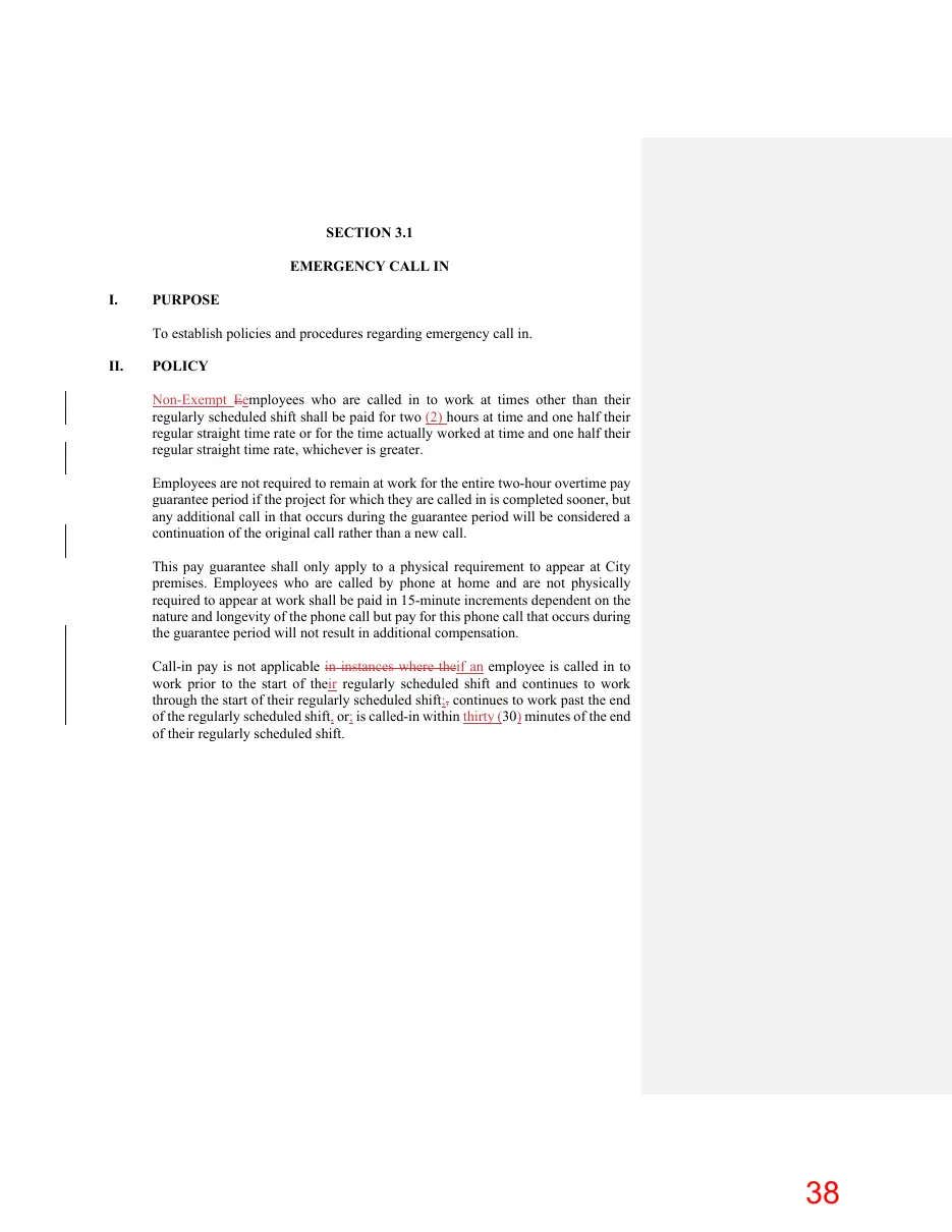 Page 38 of the packet; its text follows