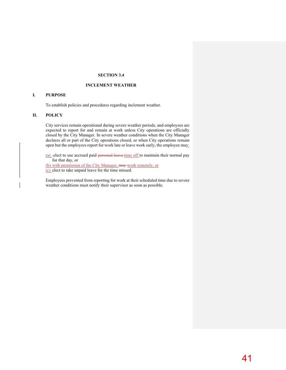 Page 41 of the packet; its text follows
