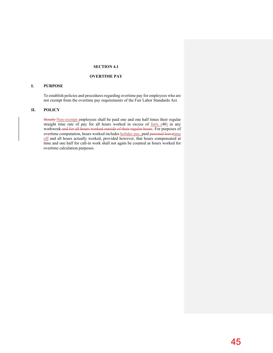 Page 45 of the packet; its text follows