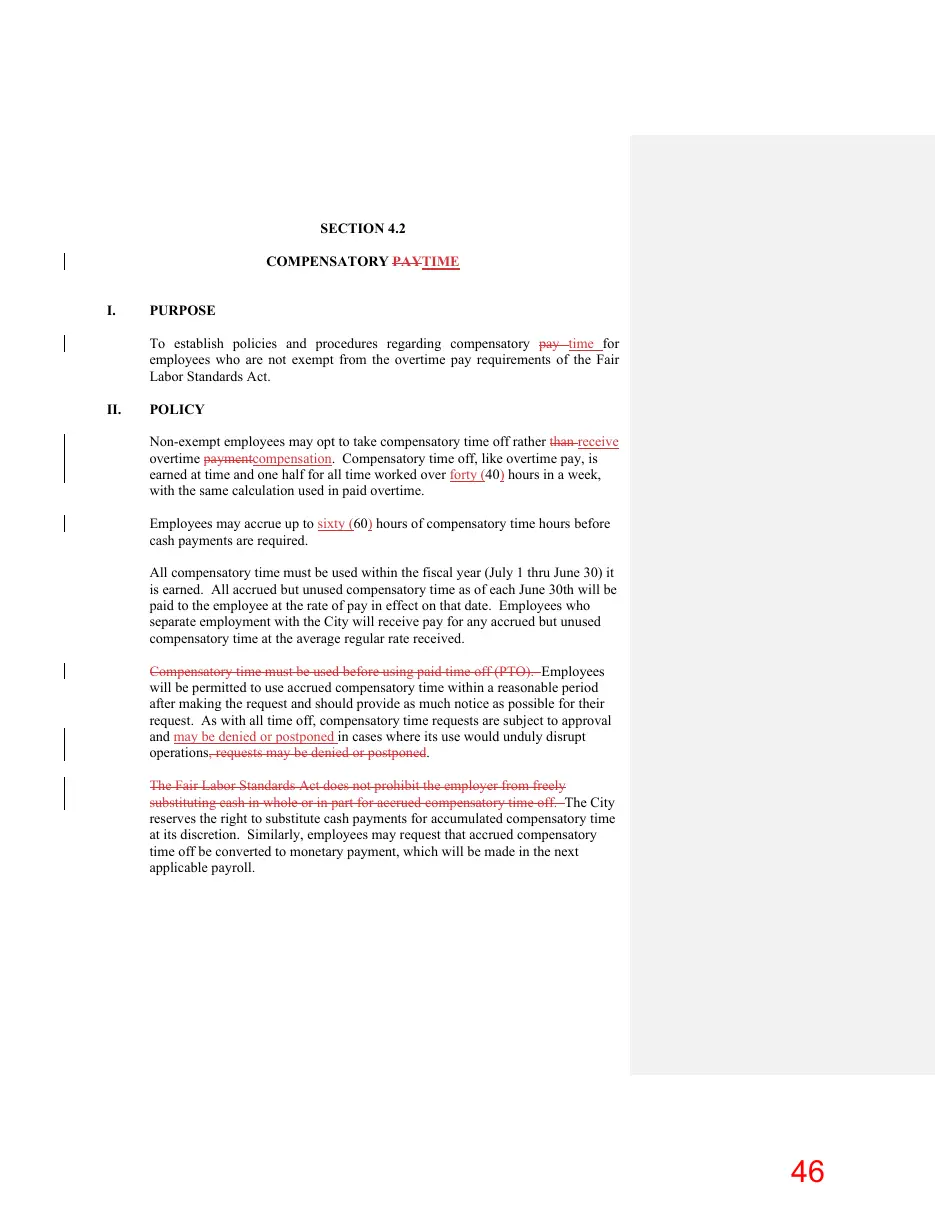 Page 46 of the packet; its text follows