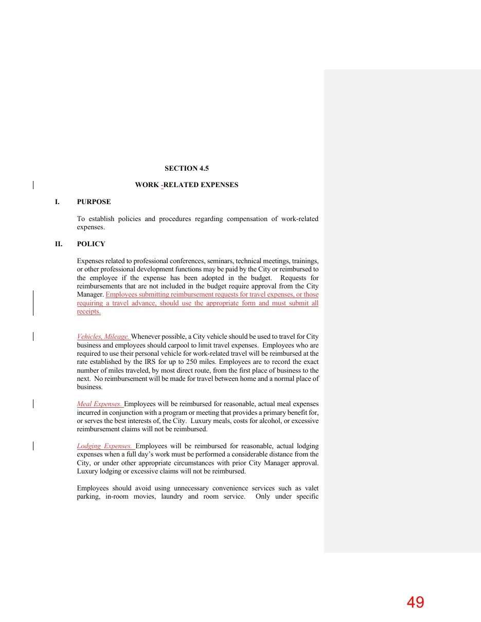 Page 49 of the packet; its text follows