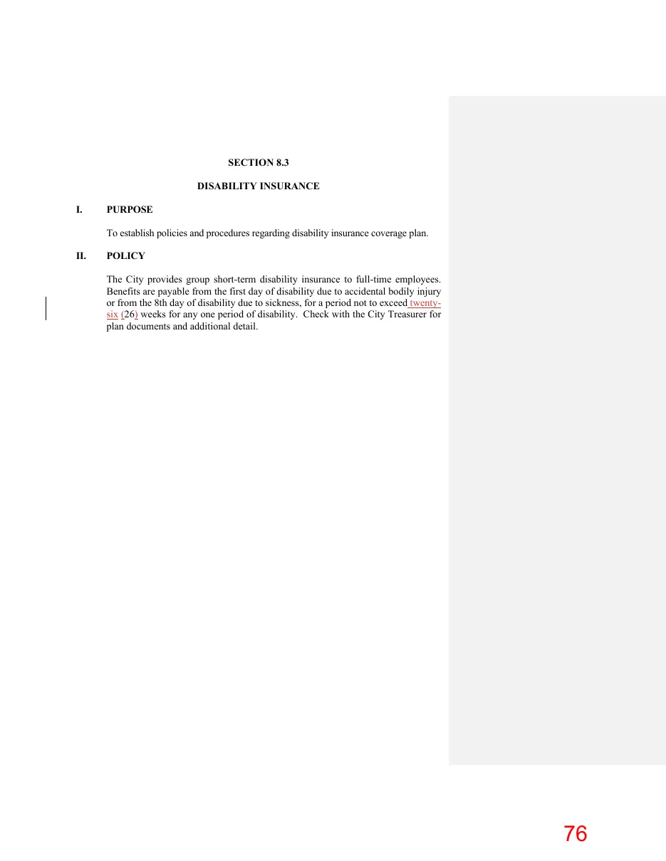 Page 76 of the packet; its text follows