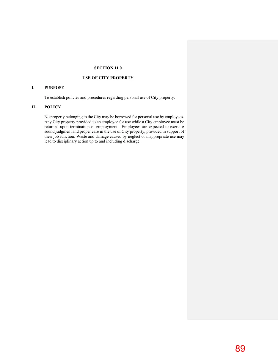 Page 89 of the packet; its text follows