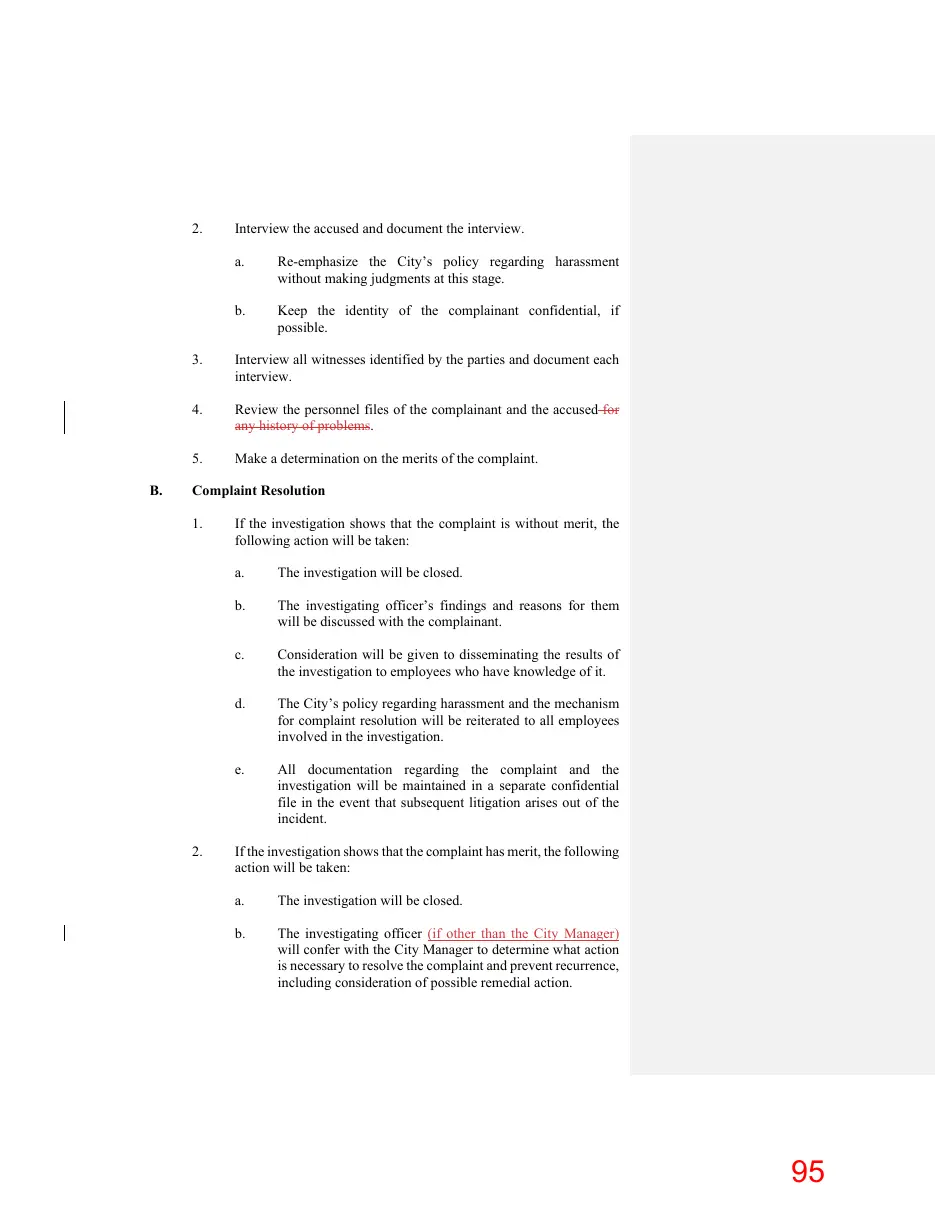 Page 95 of the packet; its text follows