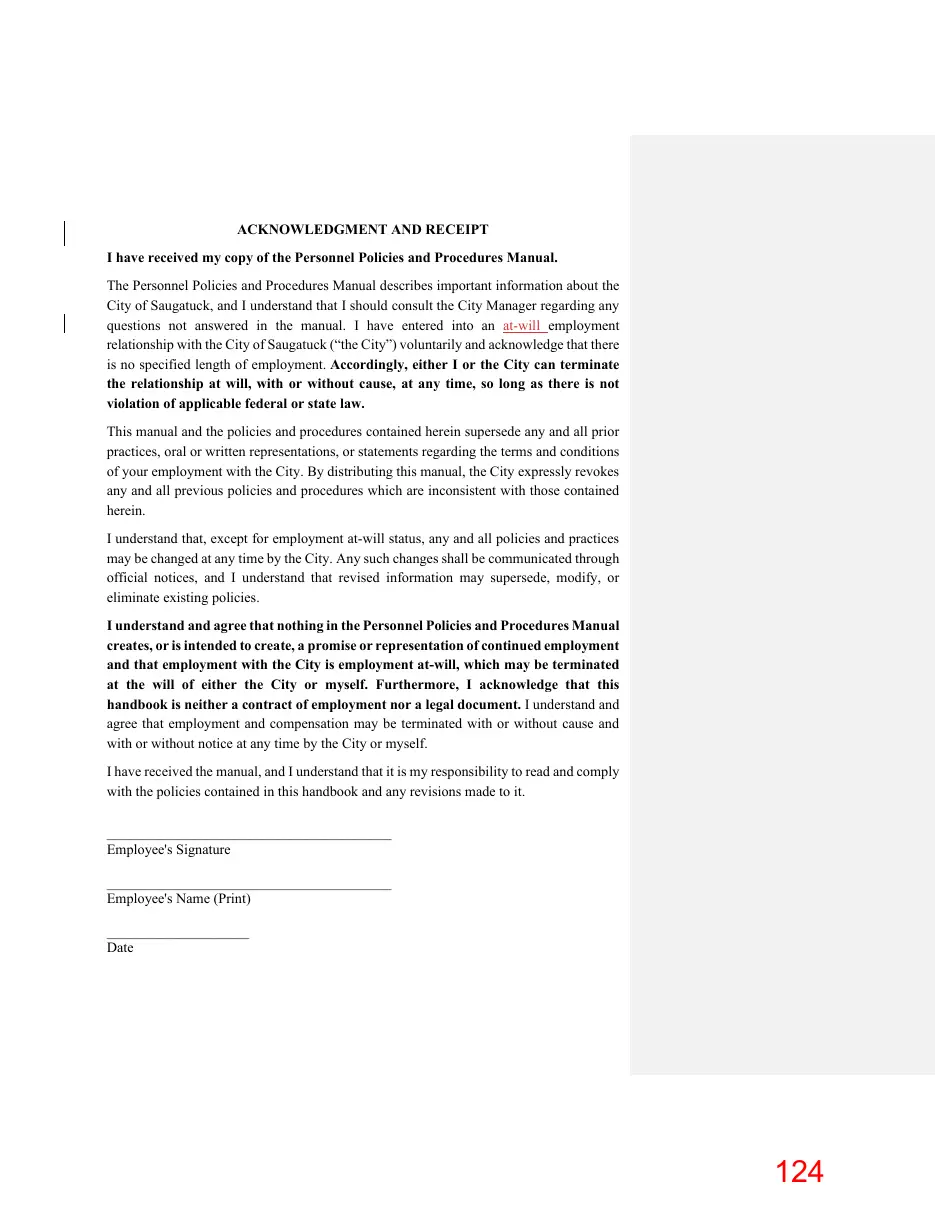 Page 124 of the packet; its text follows