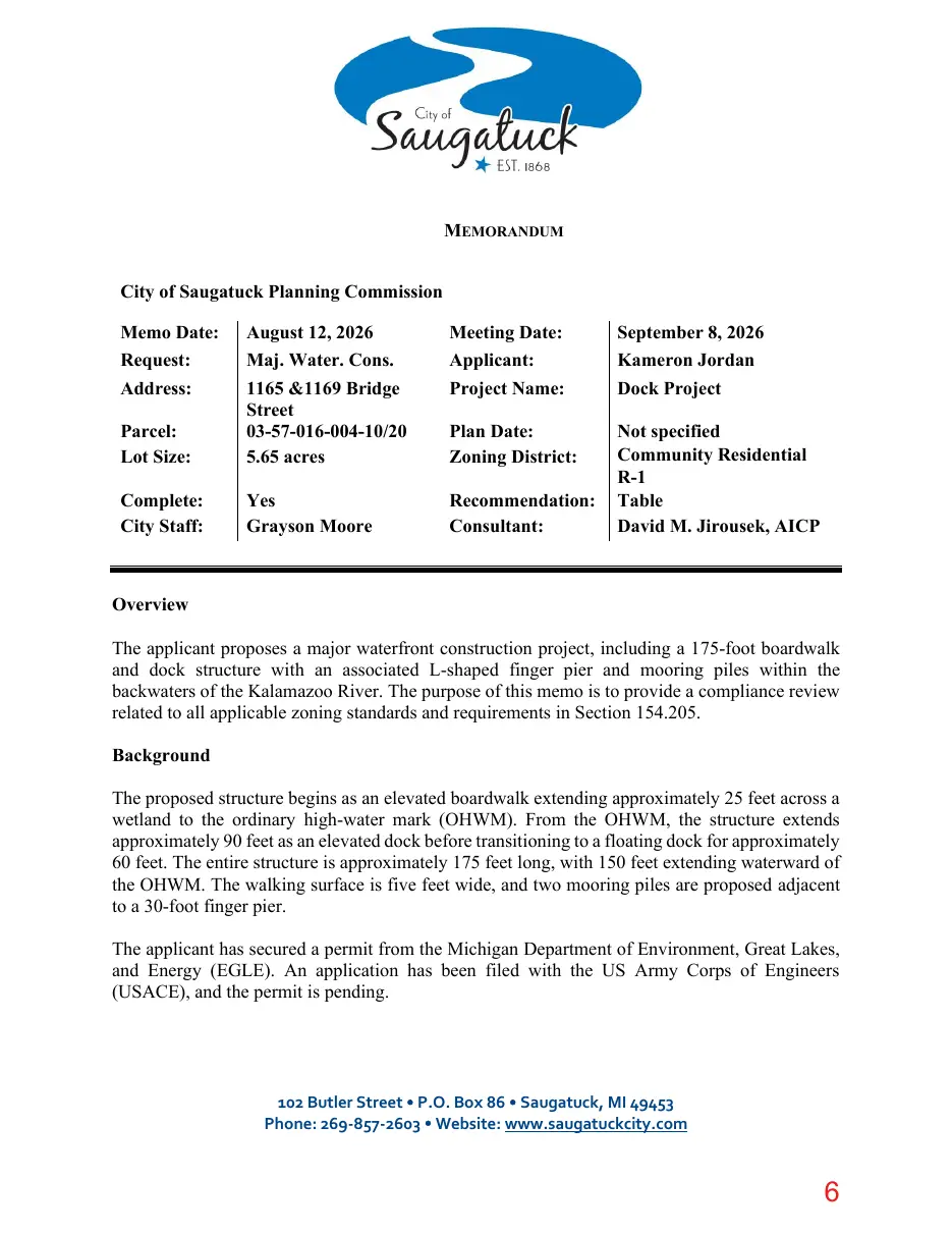 Page 6 of the packet; its text follows