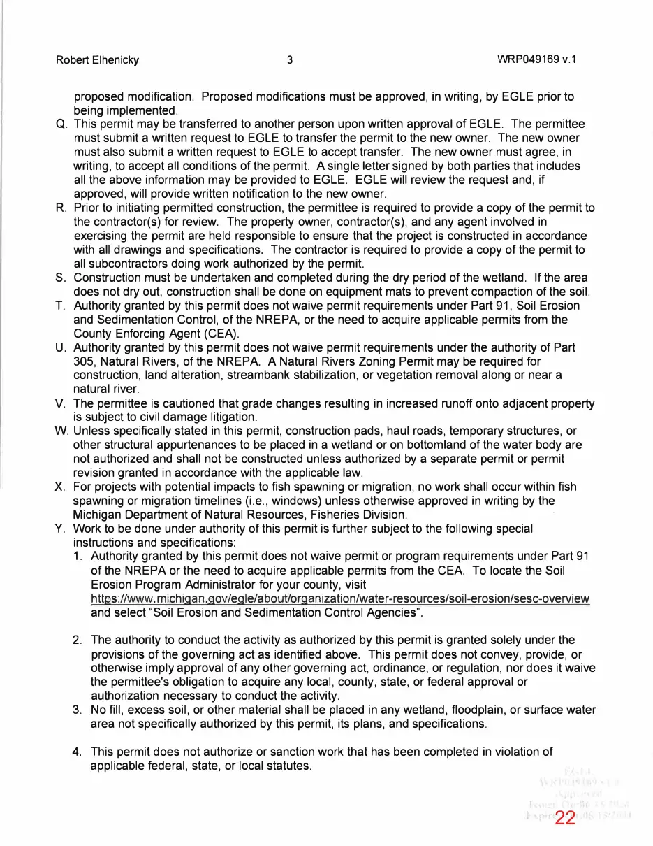 Page 22 of the packet; its text follows