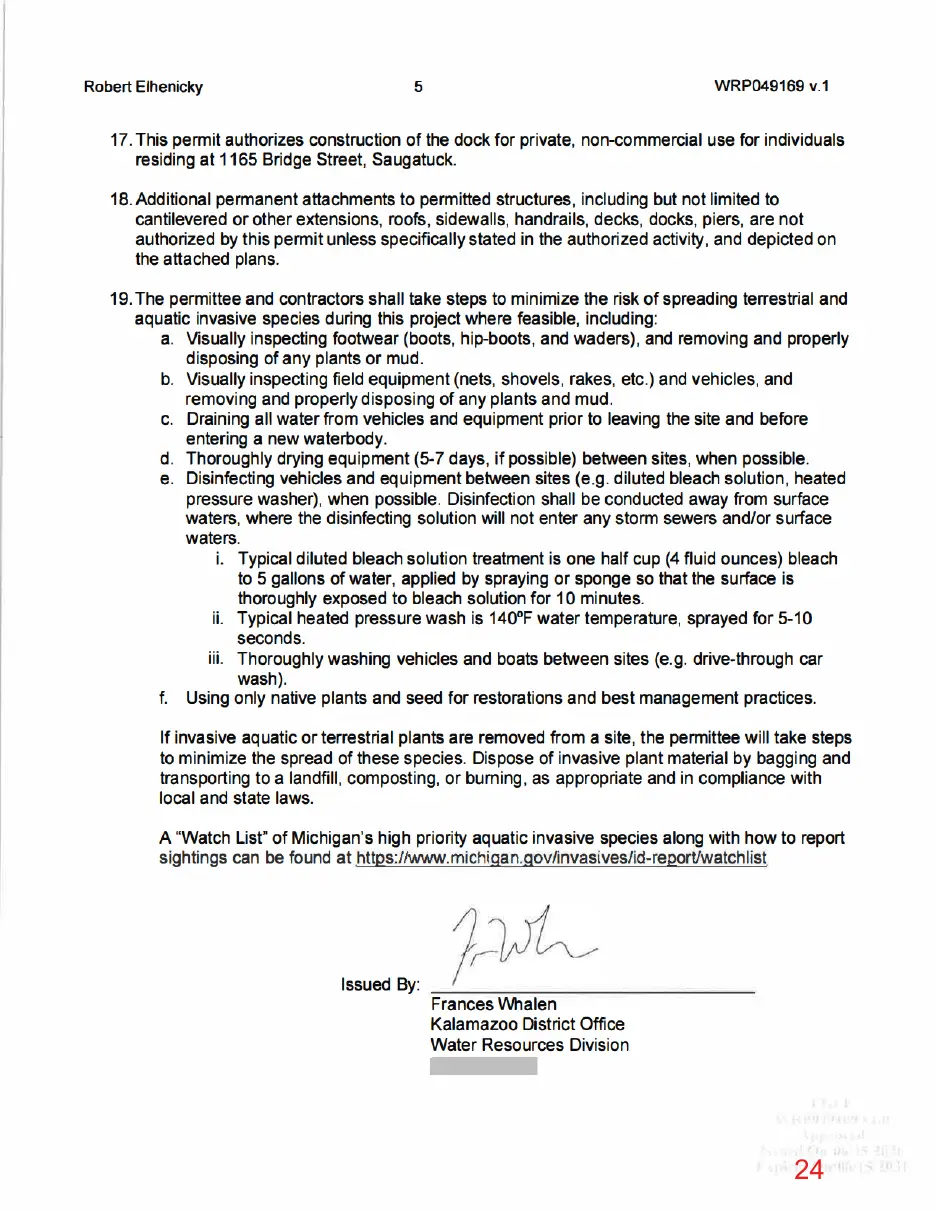 Page 24 of the packet, a scanned page
