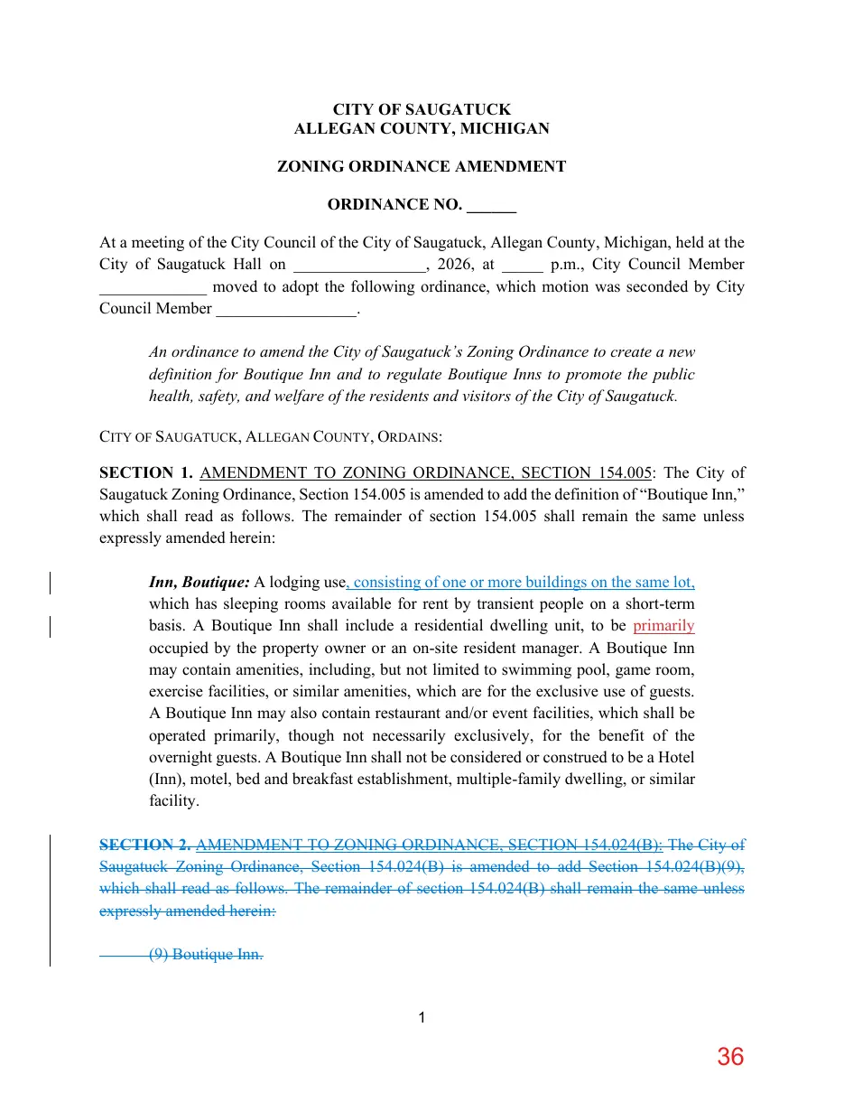 Page 36 of the packet; its text follows