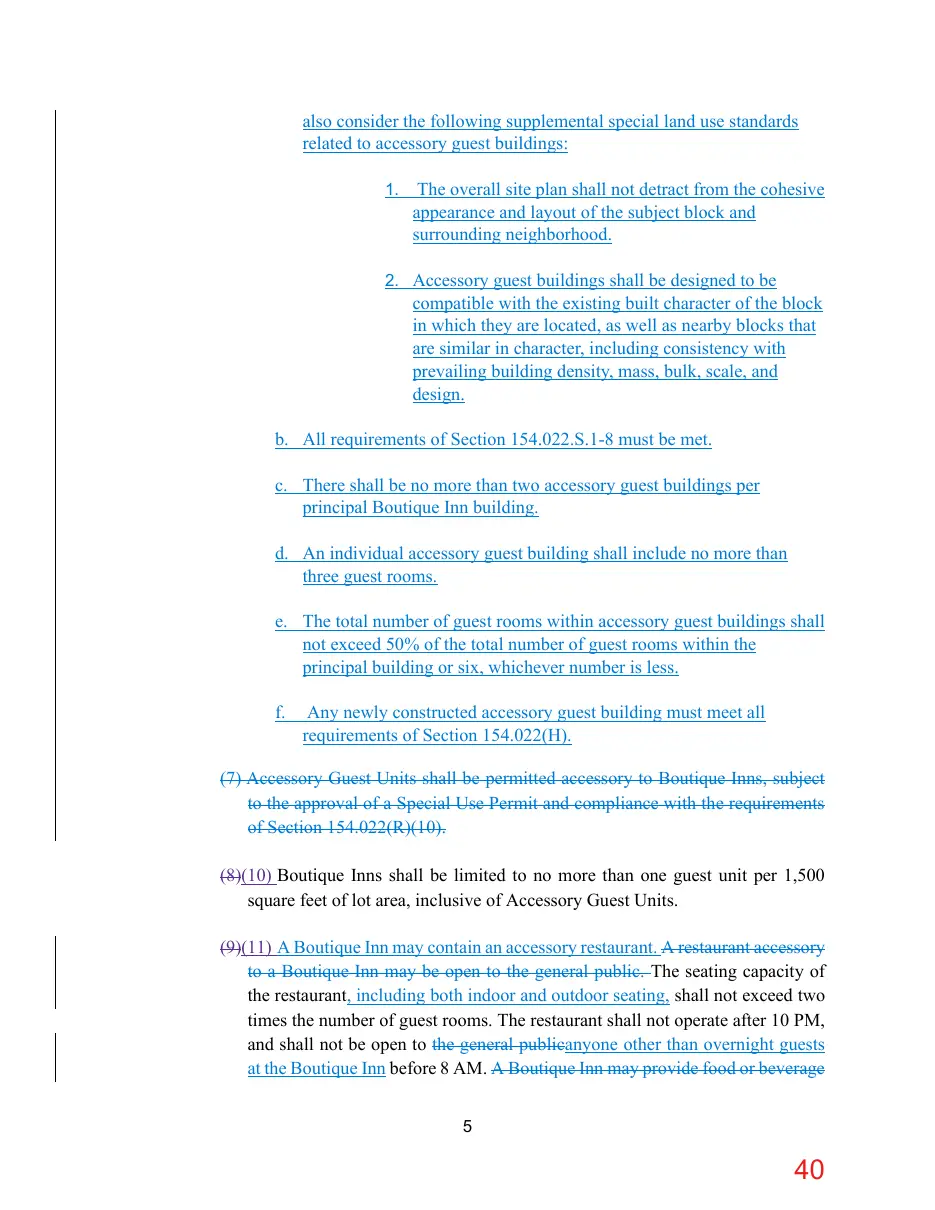 Page 40 of the packet; its text follows