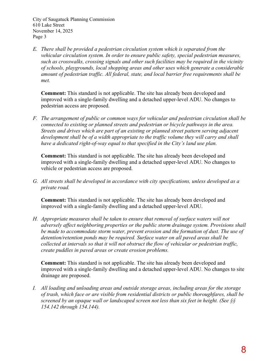 Page 8 of the packet; its text follows
