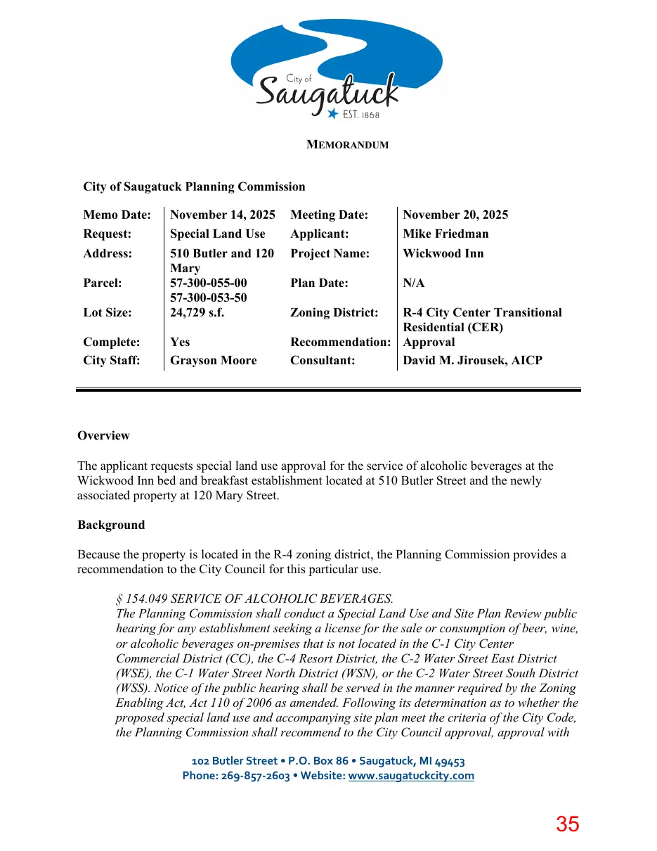 Page 35 of the packet; its text follows